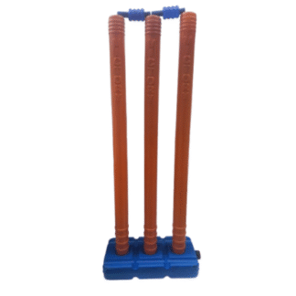 ISHAN PLASTIC STUMPS - WITH LIGHT BASE (RED)