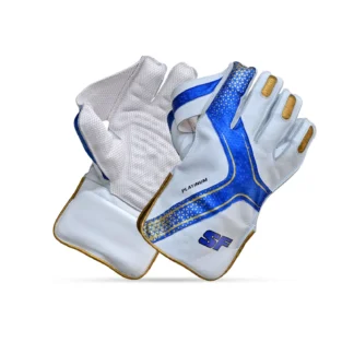 SF WICKET KEEPING GLOVES - PLATINUM