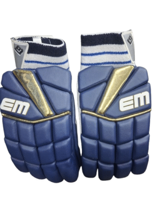 EM BATTING GLOVES - PULSE PRO NAVY BLUE Gold