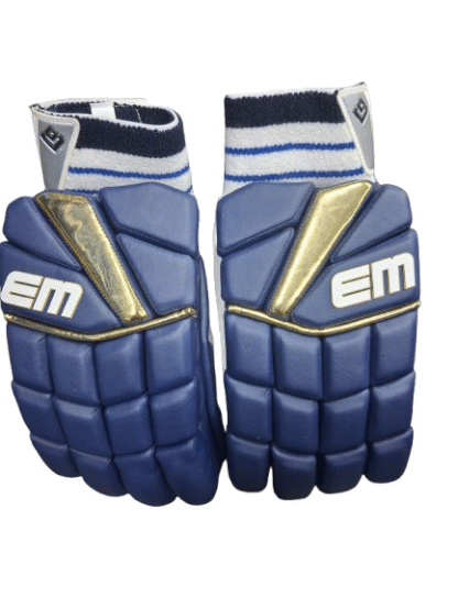 EM BATTING GLOVES - PULSE PRO NAVY BLUE Gold